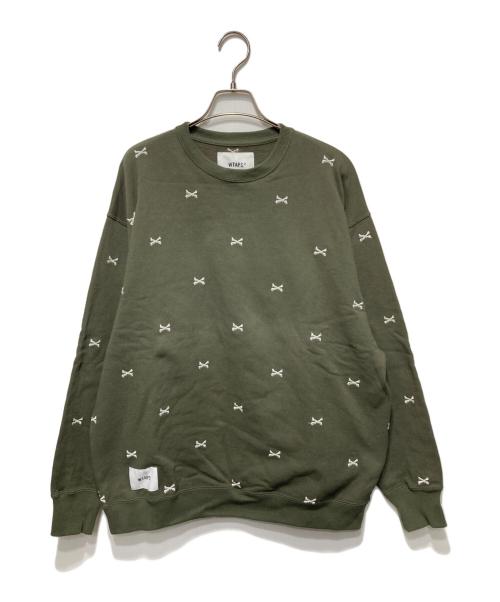 WTAPS（ダブルタップス）WTAPS (ダブルタップス) ACNE SWEATER カーキ サイズ:03の古着・服飾アイテム