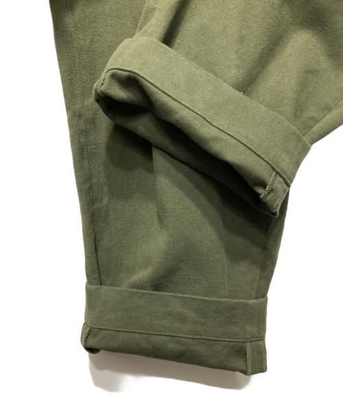 WTAPS（ダブルタップス）WTAPS (ダブルタップス) TUCK TROUSERS COTTON FLANNEL カーキ サイズ:03の古着・服飾アイテム