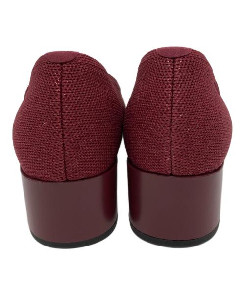 VIVAIA（ビバイア）VIVAIA (ビバイア) ニットパンプス レッド サイズ:37の古着・服飾アイテム