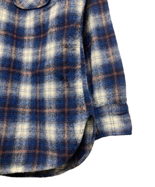 PENDLETON（ペンドルトン）PENDLETON (ペンドルトン) 70s チェックネルシャツ ブルー サイズ:Lの古着・服飾アイテム