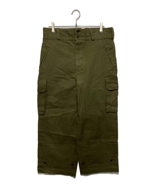 French Army（フランス軍）French Army (フランス軍) M-47前期 カーゴパンツ カーキ サイズ:35の古着・服飾アイテム