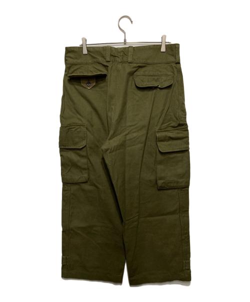 French Army（フランス軍）French Army (フランス軍) M-47前期 カーゴパンツ カーキ サイズ:35の古着・服飾アイテム