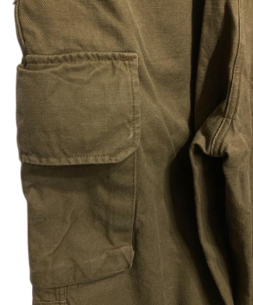 French Army（フランス軍）French Army (フランス軍) M-47前期 カーゴパンツ カーキ サイズ:35の古着・服飾アイテム