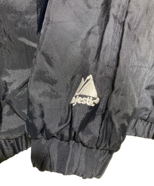 Majestic（マジェスティック）Majestic (マジェスティック) 中綿アノラックパーカー ブラック×イエロー サイズ:Ｍの古着・服飾アイテム