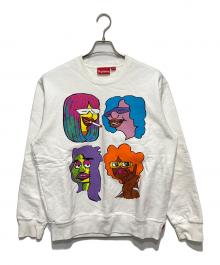 SUPREME（シュプリーム）の古着「Gonz Heads Crewneck/スウェット」｜ホワイト