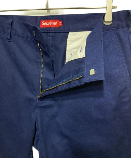 SUPREME（シュプリーム）Supreme (シュプリーム) ワークパンツ ネイビー サイズ:34の古着・服飾アイテム