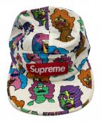 SUPREMEシュプリーム）の古着「17AW Gonz Heads Camp Cap/キャップ」｜ホワイト