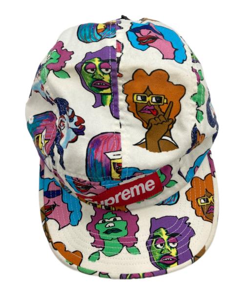 SUPREME（シュプリーム）Supreme (シュプリーム) 17AW Gonz Heads Camp Cap/キャップ ホワイトの古着・服飾アイテム