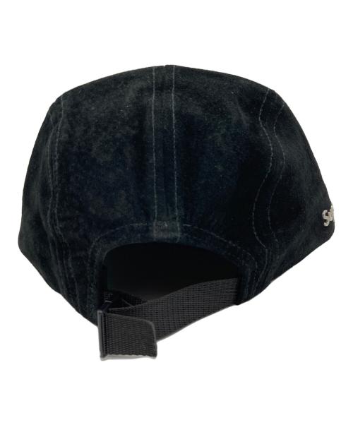 SUPREME（シュプリーム）Supreme (シュプリーム) Metal Letters Suede Camp Cap/キャップ ブラックの古着・服飾アイテム
