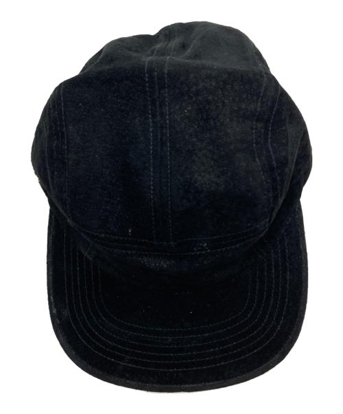 SUPREME（シュプリーム）Supreme (シュプリーム) Metal Letters Suede Camp Cap/キャップ ブラックの古着・服飾アイテム