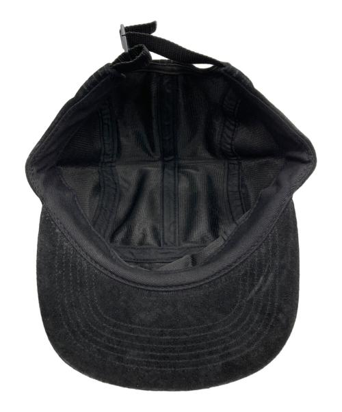 SUPREME（シュプリーム）Supreme (シュプリーム) Metal Letters Suede Camp Cap/キャップ ブラックの古着・服飾アイテム