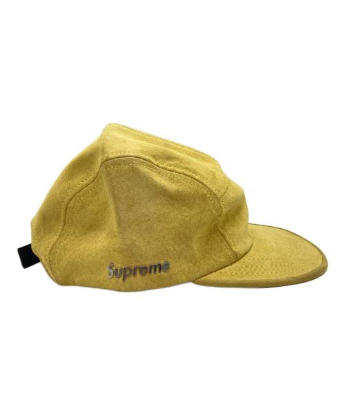 SUPREME（シュプリーム）Supreme (シュプリーム) Metal Letters Suede Camp Cap/キャップ イエローの古着・服飾アイテム