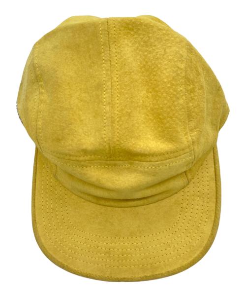 SUPREME（シュプリーム）Supreme (シュプリーム) Metal Letters Suede Camp Cap/キャップ イエローの古着・服飾アイテム