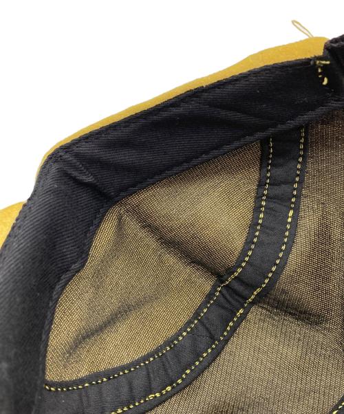 SUPREME（シュプリーム）Supreme (シュプリーム) Metal Letters Suede Camp Cap/キャップ イエローの古着・服飾アイテム