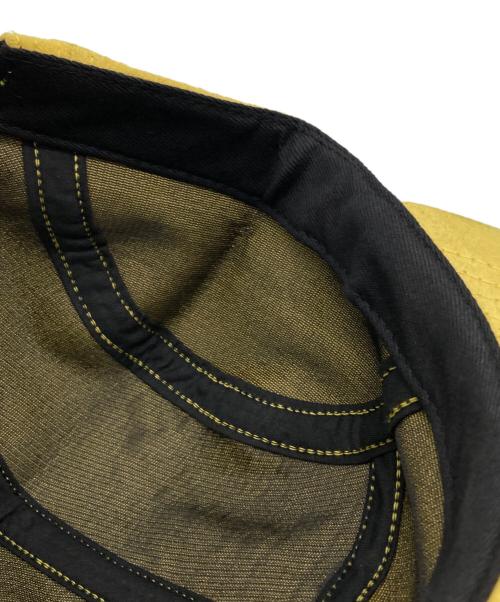 SUPREME（シュプリーム）Supreme (シュプリーム) Metal Letters Suede Camp Cap/キャップ イエローの古着・服飾アイテム