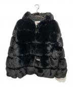 SUPREME×WTAPSシュプリーム×ダブルタップス）の古着「Faux Fur Hooded Jacket」｜ブラック