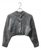 H BEAUTY&YOUTHエイチ ビューティー&ユース）の古着「FLFFY CARDIGAN」｜グレー