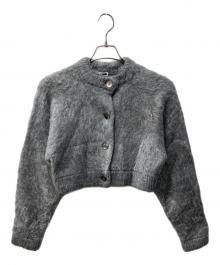 H BEAUTY&YOUTH（エイチ ビューティー&ユース）の古着「FLFFY CARDIGAN」｜グレー