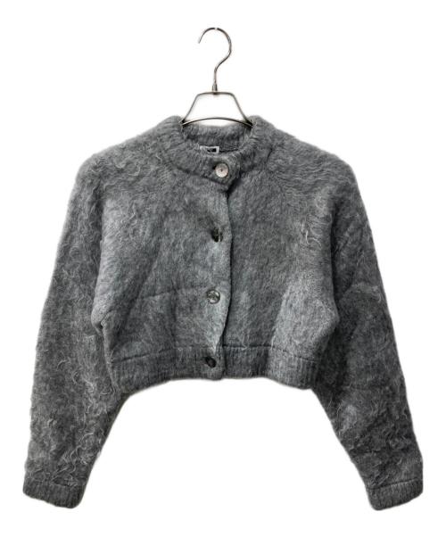 H BEAUTY&YOUTH（エイチ ビューティー&ユース）H BEAUTY&YOUTH (エイチ ビューティー&ユース) FLFFY CARDIGAN グレー サイズ:表記なしの古着・服飾アイテム