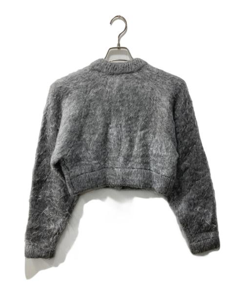 H BEAUTY&YOUTH（エイチ ビューティー&ユース）H BEAUTY&YOUTH (エイチ ビューティー&ユース) FLFFY CARDIGAN グレー サイズ:表記なしの古着・服飾アイテム