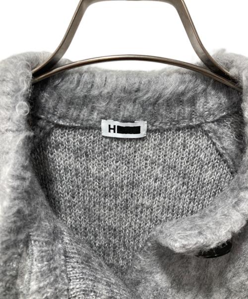 H BEAUTY&YOUTH（エイチ ビューティー&ユース）H BEAUTY&YOUTH (エイチ ビューティー&ユース) FLFFY CARDIGAN グレー サイズ:表記なしの古着・服飾アイテム
