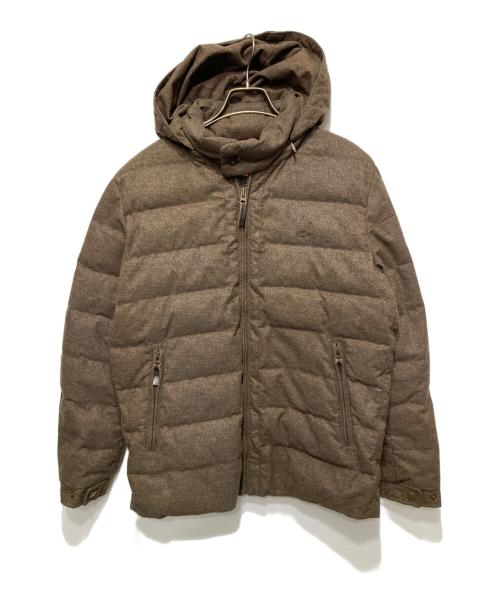 LACOSTE（ラコステ）LACOSTE (ラコステ) ダウンジャケット ブラウン サイズ:48の古着・服飾アイテム