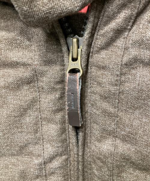 LACOSTE（ラコステ）LACOSTE (ラコステ) ダウンジャケット ブラウン サイズ:48の古着・服飾アイテム