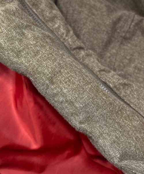 LACOSTE（ラコステ）LACOSTE (ラコステ) ダウンジャケット ブラウン サイズ:48の古着・服飾アイテム