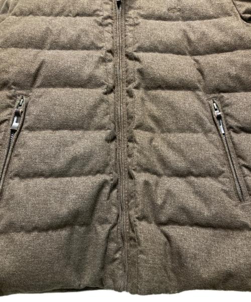 LACOSTE（ラコステ）LACOSTE (ラコステ) ダウンジャケット ブラウン サイズ:48の古着・服飾アイテム