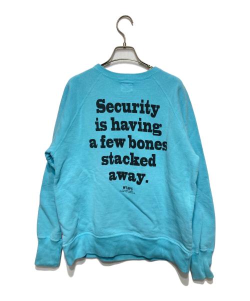 WTAPS（ダブルタップス）WTAPS (ダブルタップス) スウェット スカイブルー サイズ:Lの古着・服飾アイテム