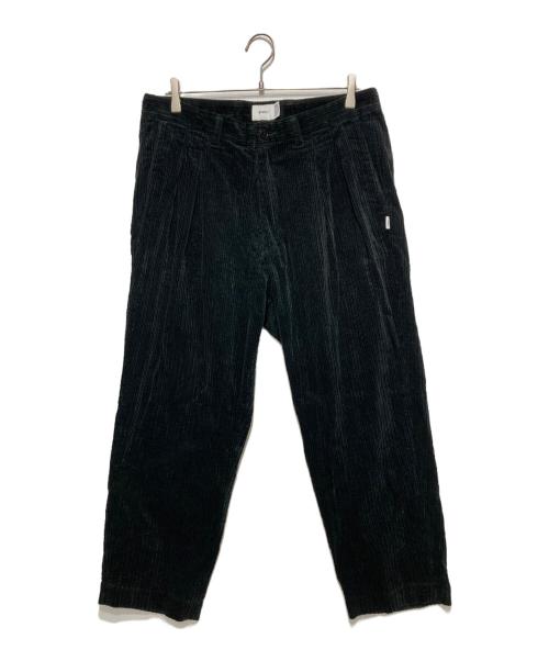 WTAPS（ダブルタップス）WTAPS (ダブルタップス) TUCK 02 CORDUROY TROUSERS/コーデュロイパンツ ブラック サイズ:03の古着・服飾アイテム