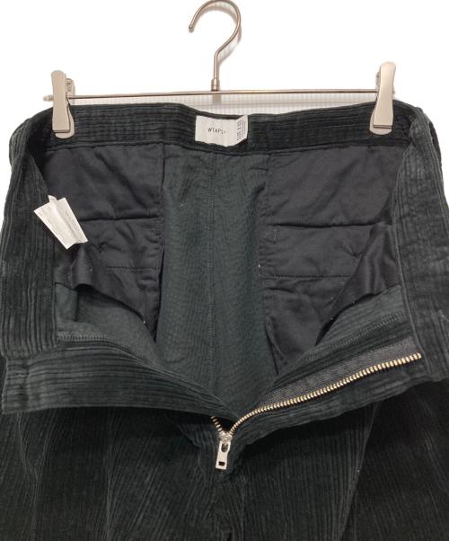 WTAPS（ダブルタップス）WTAPS (ダブルタップス) TUCK 02 CORDUROY TROUSERS/コーデュロイパンツ ブラック サイズ:03の古着・服飾アイテム