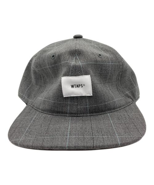 WTAPS（ダブルタップス）WTAPS (ダブルタップス) チェック柄キャップ グレー サイズ:00の古着・服飾アイテム