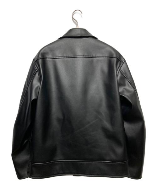WTAPS（ダブルタップス）WTAPS (ダブルタップス) VANCE JACKET SYNTHETIC/シンセティックレザー ダブル ライダースジャケット ブラック サイズ:04の古着・服飾アイテム