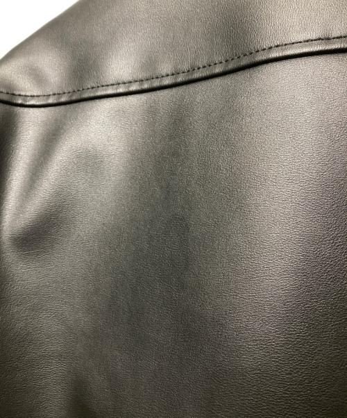 WTAPS（ダブルタップス）WTAPS (ダブルタップス) VANCE JACKET SYNTHETIC/シンセティックレザー ダブル ライダースジャケット ブラック サイズ:04の古着・服飾アイテム