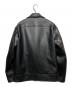 WTAPS (ダブルタップス) VANCE JACKET SYNTHETIC/シンセティックレザー ダブル ライダースジャケット ブラック サイズ:04：35000円