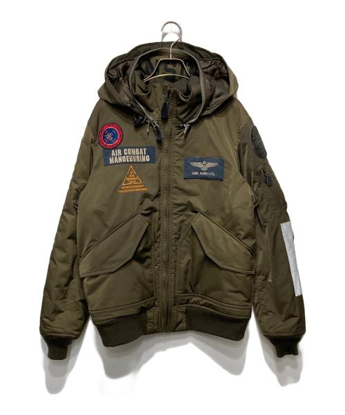 AVIREX（アヴィレックス）AVIREX (アヴィレックス) CUSTOM CWU TOP GUN JACKET/カスタム CWU トップガン ジャケット ブラウン サイズ:Lの古着・服飾アイテム