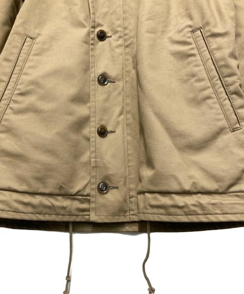AVIREX（アヴィレックス）AVIREX (アヴィレックス) N-1デッキジャケット ベージュ サイズ:Lの古着・服飾アイテム