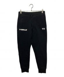 Y-3（ワイスリー）の古着「U GFX CUFF PANT/スウェットパンツ」｜ブラック