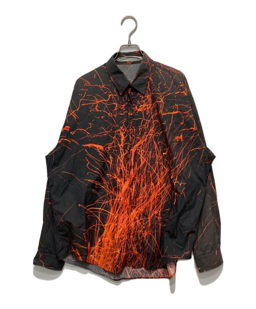 JOHN LAWRENCE SULLIVAN（ジョン ローレンス サリバン）JOHN LAWRENCE SULLIVAN (ジョン ローレンス サリバン) コリーブラウンコラボ ロングスリーブシャツ グレー サイズ:46の古着・服飾アイテム