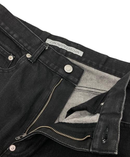 JOHN LAWRENCE SULLIVAN（ジョン ローレンス サリバン）JOHN LAWRENCE SULLIVAN (ジョン ローレンス サリバン) KNEE BUTTON JEANS /デニムパンツ ブラック サイズ:46の古着・服飾アイテム