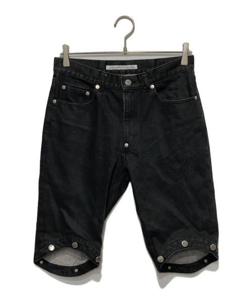 JOHN LAWRENCE SULLIVAN（ジョン ローレンス サリバン）JOHN LAWRENCE SULLIVAN (ジョン ローレンス サリバン) KNEE BUTTON JEANS /デニムパンツ ブラック サイズ:46の古着・服飾アイテム
