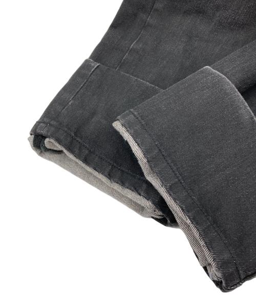 JOHN LAWRENCE SULLIVAN（ジョン ローレンス サリバン）JOHN LAWRENCE SULLIVAN (ジョン ローレンス サリバン) KNEE BUTTON JEANS /デニムパンツ ブラック サイズ:46の古着・服飾アイテム