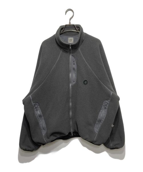 NNBF（エヌエヌビーエフ）NNBF (エヌエヌビーエフ) フリースジャケット グレー サイズ:XLの古着・服飾アイテム