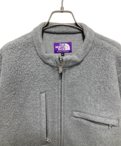 THE NORTHFACE PURPLELABEL（ザ・ノースフェイス パープルレーベル）THE NORTHFACE PURPLELABEL (ザ・ノースフェイス パープルレーベル) Mountain Wool flees jacket/フリースジャケット グレー サイズ:Lの古着・服飾アイテム