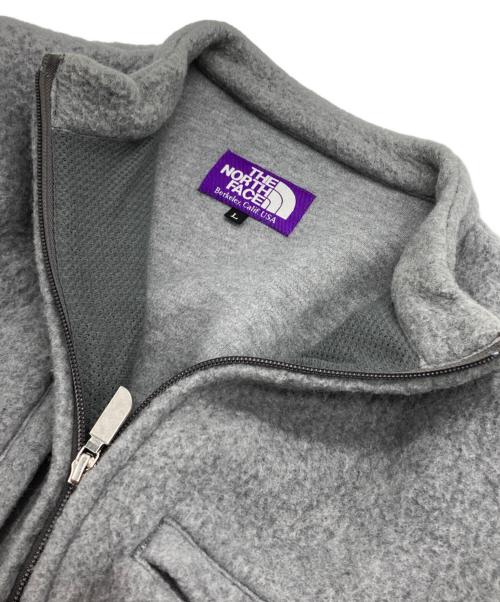 THE NORTHFACE PURPLELABEL（ザ・ノースフェイス パープルレーベル）THE NORTHFACE PURPLELABEL (ザ・ノースフェイス パープルレーベル) Mountain Wool flees jacket/フリースジャケット グレー サイズ:Lの古着・服飾アイテム