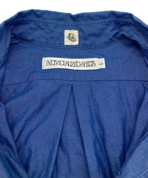 KAPTAIN SUNSHINE（キャプテンサンシャイン）KAPTAIN SUNSHINE (キャプテンサンシャイン) INDIVIDUALIZED SHIRTS (インディビジュアライズドシャツ) ボタンダウンシャツ ネイビー サイズ:Lの古着・服飾アイテム