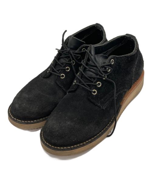 HATHORN（ハソーン）HATHORN (ハソーン) OXFORD RAINIER/スウェードシューズ ブラック サイズ:8 1/2Eの古着・服飾アイテム