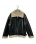 Fano Studios（ファノ ストゥディオズ）の古着「フェイクレザージャケット」｜ブラック