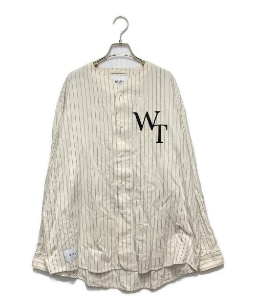 WTAPS（ダブルタップス）WTAPS (ダブルタップス) フランネルロングシャツ ベージュ サイズ:4の古着・服飾アイテム